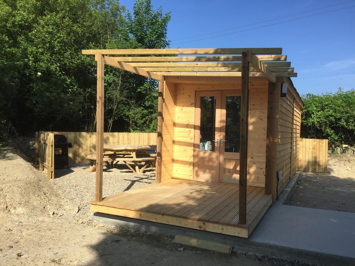 Romantic Getaway Luxury Wooden Cabin With Private Hot Tub And Bbq Aberystwyth Exteriér fotografie